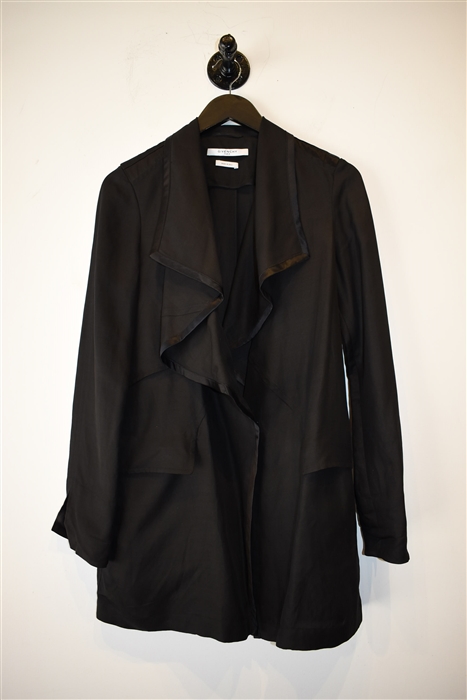 Basic Black Givenchy Coat, size 4