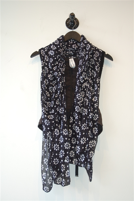 Black & White High Vest, size S