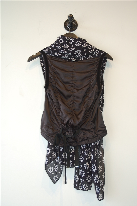 Black & White High Vest, size S