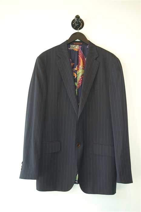 Navy Stripe Etro Blazer, size 42