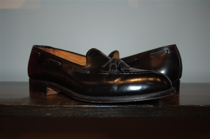 Black Leather Church's Loafer, size 8.5