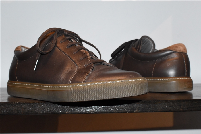 Dark Leather Brunello Cucinelli Sneaker, size 7