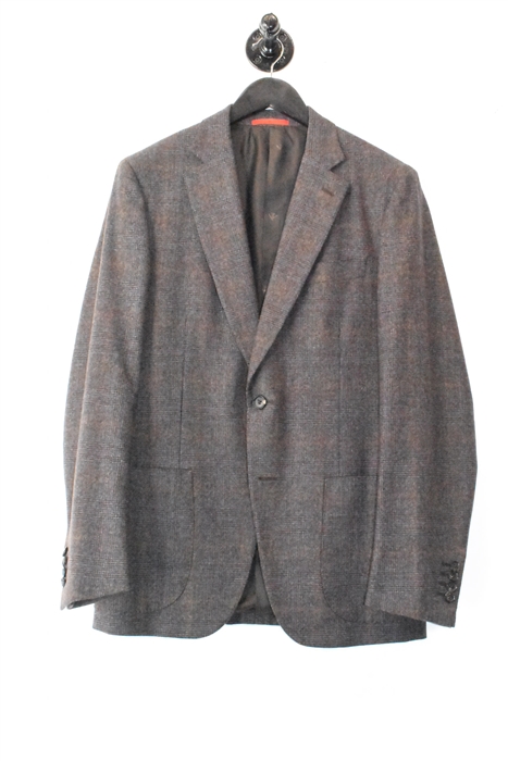 Glen Plaid Isaia Two-Piece Suit, size 40