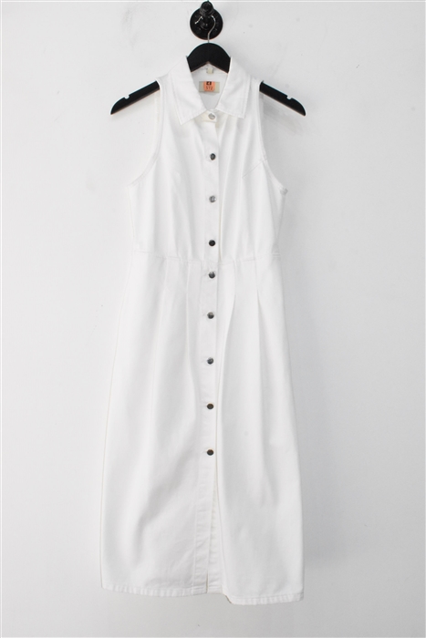 Soft White DL1961 Denim Dress, size M