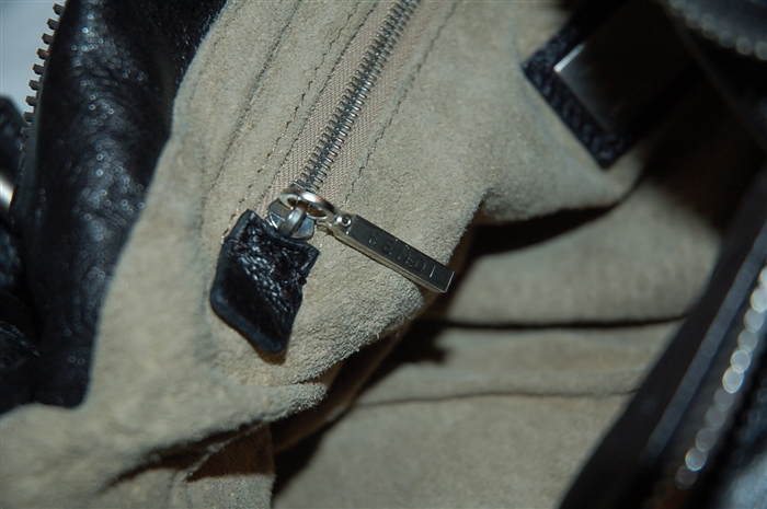 Black Leather Fendi Satchel, size S