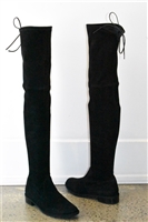 Black Suede Stuart Weitzman Over-the-Knee Boots, size 9