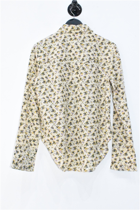 Floral Zadig & Voltaire Western Shirt, size M