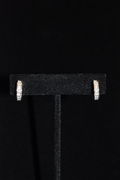 Rhodium Nina Ricci - Vintage Earrings, size O/S