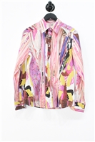 Abstract Etro Button Shirt, size 10