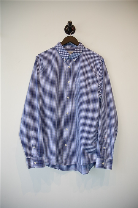 Gingham Jack Spade Button Shirt, size L