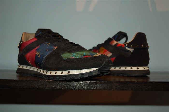 Tropical Valentino Sneaker, size 8