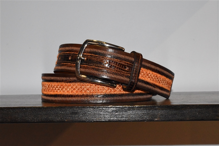 Brown & Orange Etro Belt, size XL