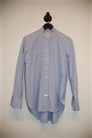 Oxford Blue Frame Button Shirt, size S