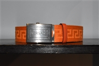 Bright Orange Versace Belt, size XL