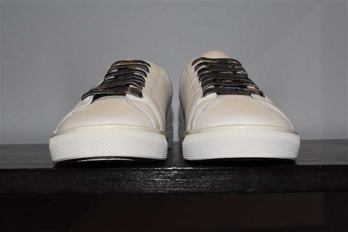 White Leather Saint Laurent Sneaker, size 5