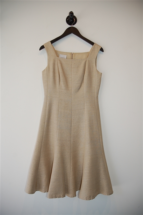 Tan Akris - Punto A-Line Dress, size 4