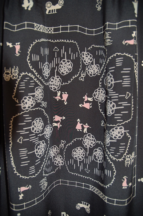 Black Anna Sui Cocktail Dress, size 12
