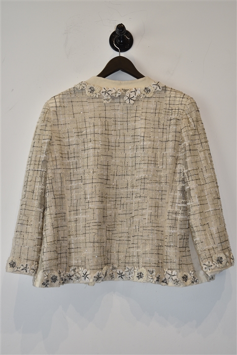 Ivory Oscar de la Renta Dress Jacket, size 14