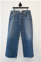 Denim Blue Agolde Wide-Leg, size 32