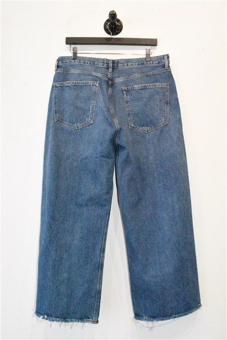 Denim Blue Agolde Wide-Leg, size 32