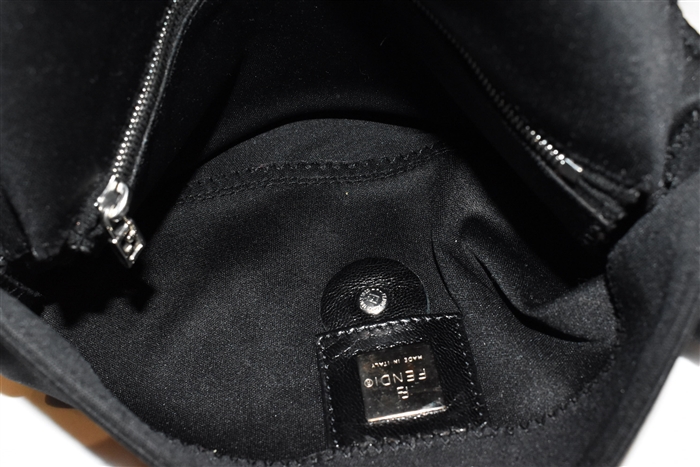 Basic Black Fendi Shoulder Bag, size S