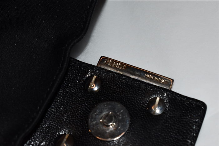 Basic Black Fendi Shoulder Bag, size S