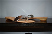 Silver Christian Louboutin Sandals, size 10.5