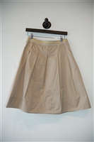 Beige Lida Baday Pleated Skirt, size 2