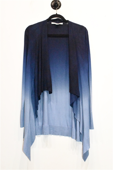 Blue Ombre Diane von Furstenberg Long Cardigan, size S
