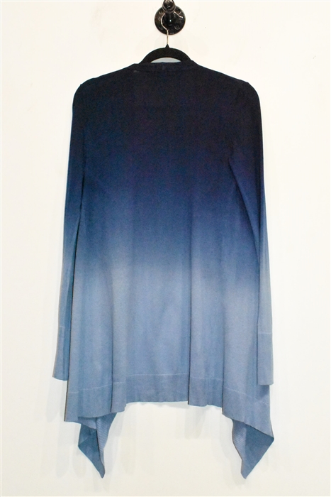 Blue Ombre Diane von Furstenberg Long Cardigan, size S