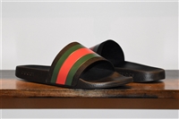 Black Gucci Slides, size 13
