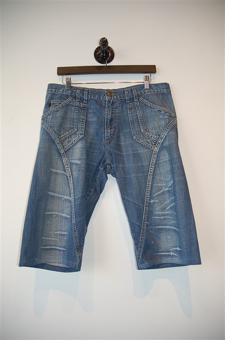 Faded Denim Just Cavalli Shorts, size 38