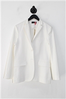 Soft White Piazza Sempione Blazer, size 10