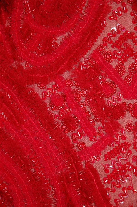 Bright Red Naeem Khan Sheath Dress, size 8