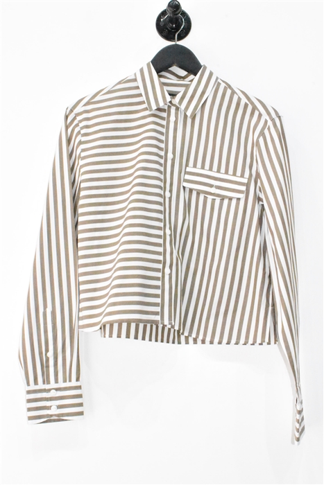 Striped Rag & Bone Button Shirt, size S
