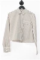 Striped Rag & Bone Button Shirt, size S
