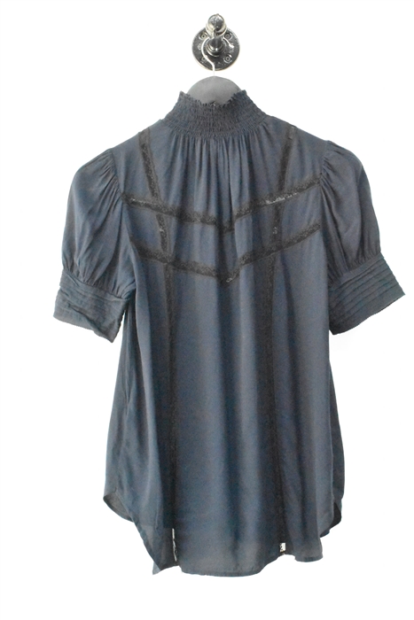 Navy Zadig & Voltaire Short-Sleeved Top, size S