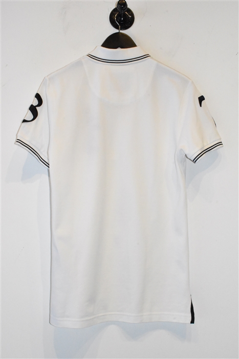 Soft White Philipp Plein Polo, size M