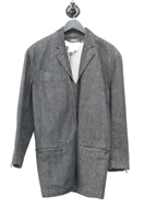 Black Denim Claude Montana - Vintage Denim Jacket, size S