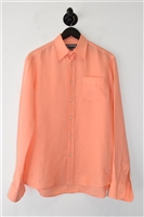 Peach Vilebrequin Button Shirt, size M