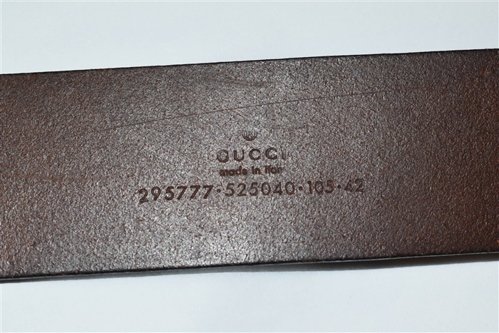 Whiskey Gucci Belt, size XL