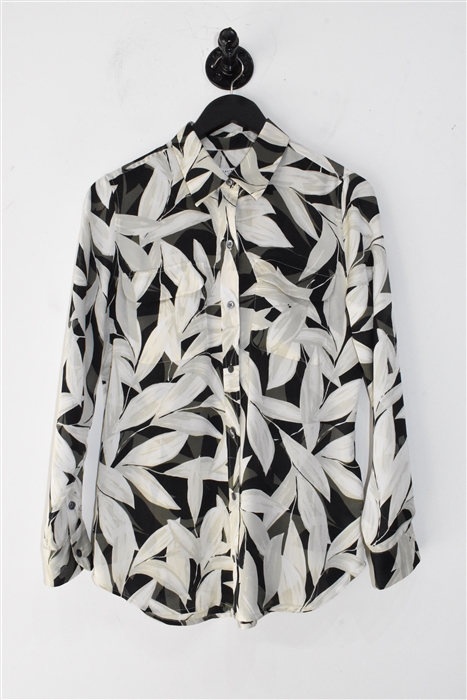 Floral Equipment Silk Shirt, size S