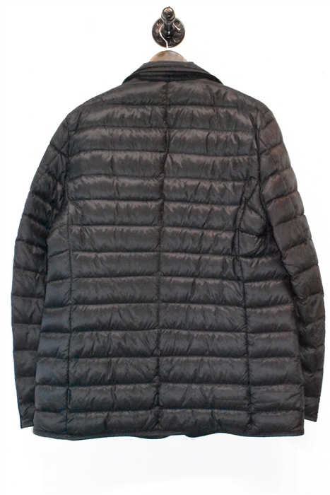 Basic Black Moncler Quilted Jacket, size L