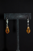 Rhodium Nina Ricci Earrings, size O/S