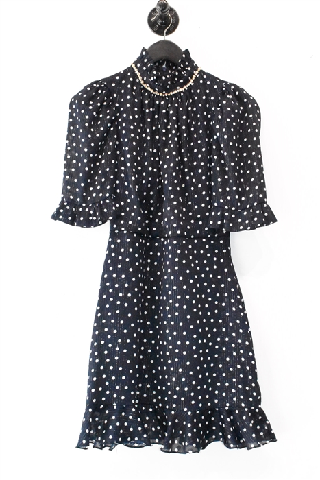 Polka Dot Sandro Fit & Flare Dress, size 4