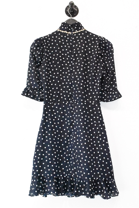 Polka Dot Sandro Fit & Flare Dress, size 4