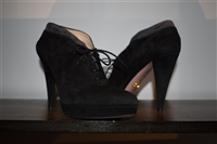 Black Suede Prada Booties, size 10.5