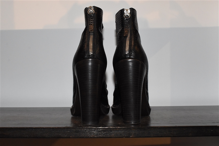 Black Leather Proenza Schouler Booties, size 6.5