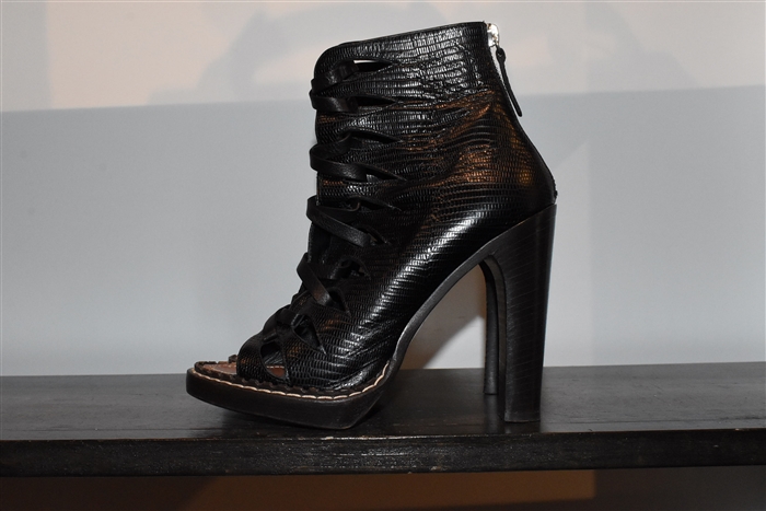 Black Leather Proenza Schouler Booties, size 6.5