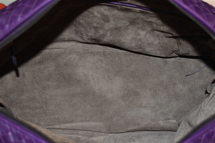 Plum Bottega Veneta Satchel, size M